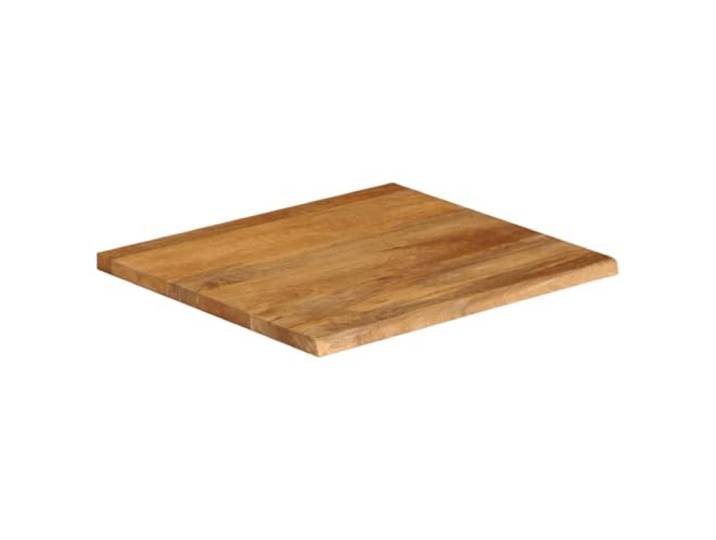 Tischplatte Mangoholz 80x80x3,8 cm für Rand Massives Mangoholz, Rand, rustikaler Stil, leicht zu reinigen, universell einsetzbar