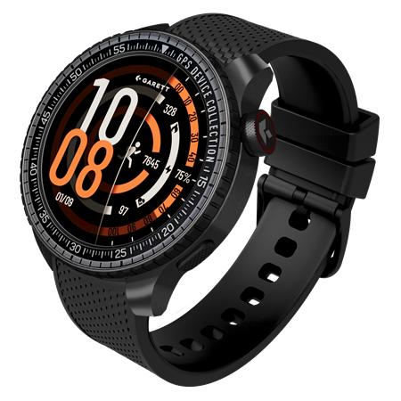 Garett Smartwatch COMPASS Black, GPS (48 mm, ohne SIM) (COMPASS_GPS_BLACK)