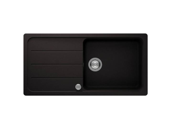 Respekta Spüle, Schwarz, Stein, 100x20x50 cm, Küchen, Küchenausstattung, Küchenspülen, Granitspüle