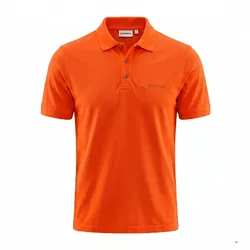 Gardena Herren Poloshirt Polohemd kurzarm Baumwolle Flammenrot, Gr. XL