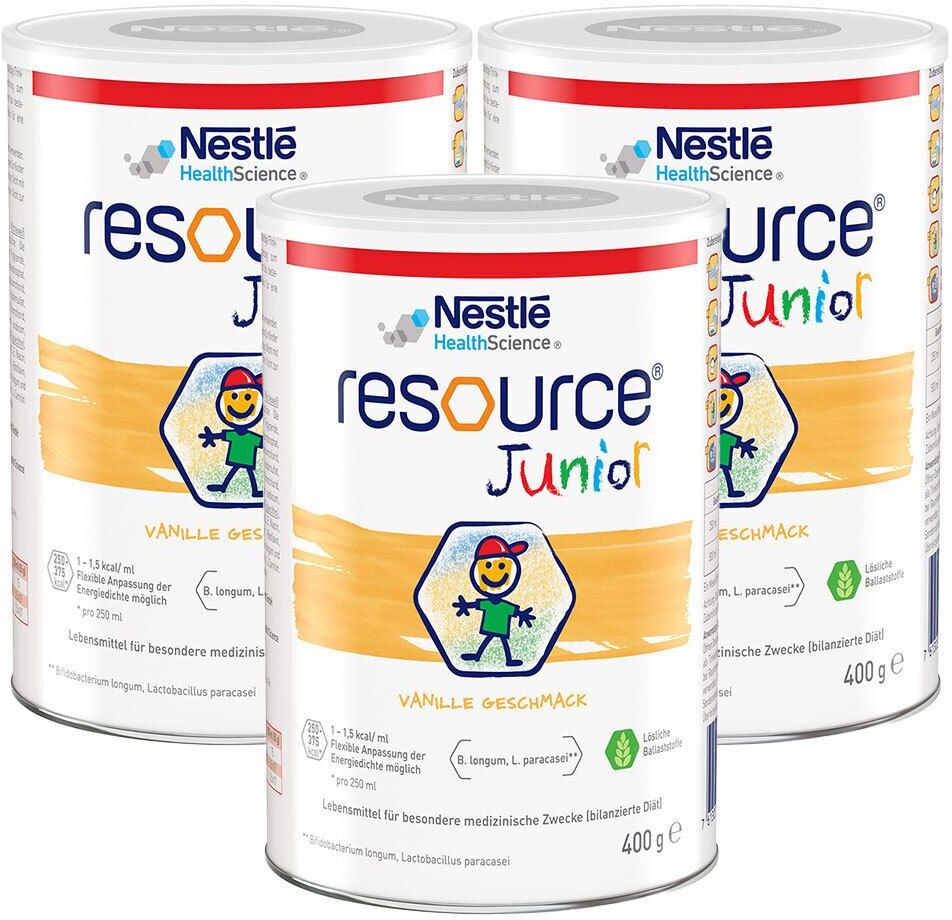 Nestlé Resource 3x Resource Junior Pulver 3x400 g