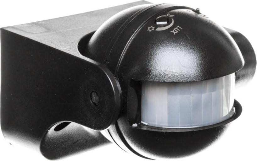 Kanlux ALER JQ-30-B Bewegingsmelder 1200W, 165 graden, IP44, zwart