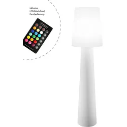 8 seasons design LED-Stehleuchte No. 1, 160 cm, weiß (RGB)