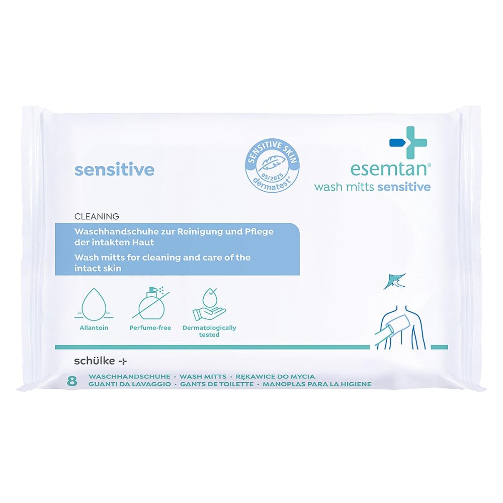 SCHüLKE & MAYR GmbH Esemtan Wash Mitts Waschhandschuhe Sensitive 19987457