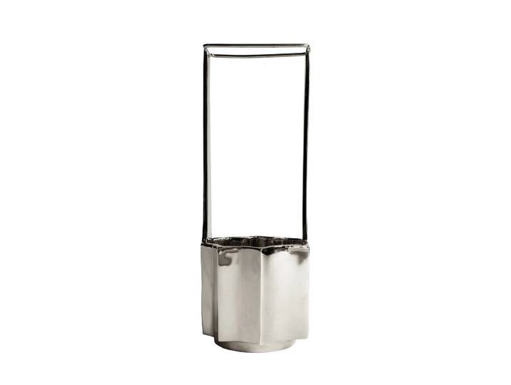 Hein Studio Ikebana Vase 30 cm Nickel