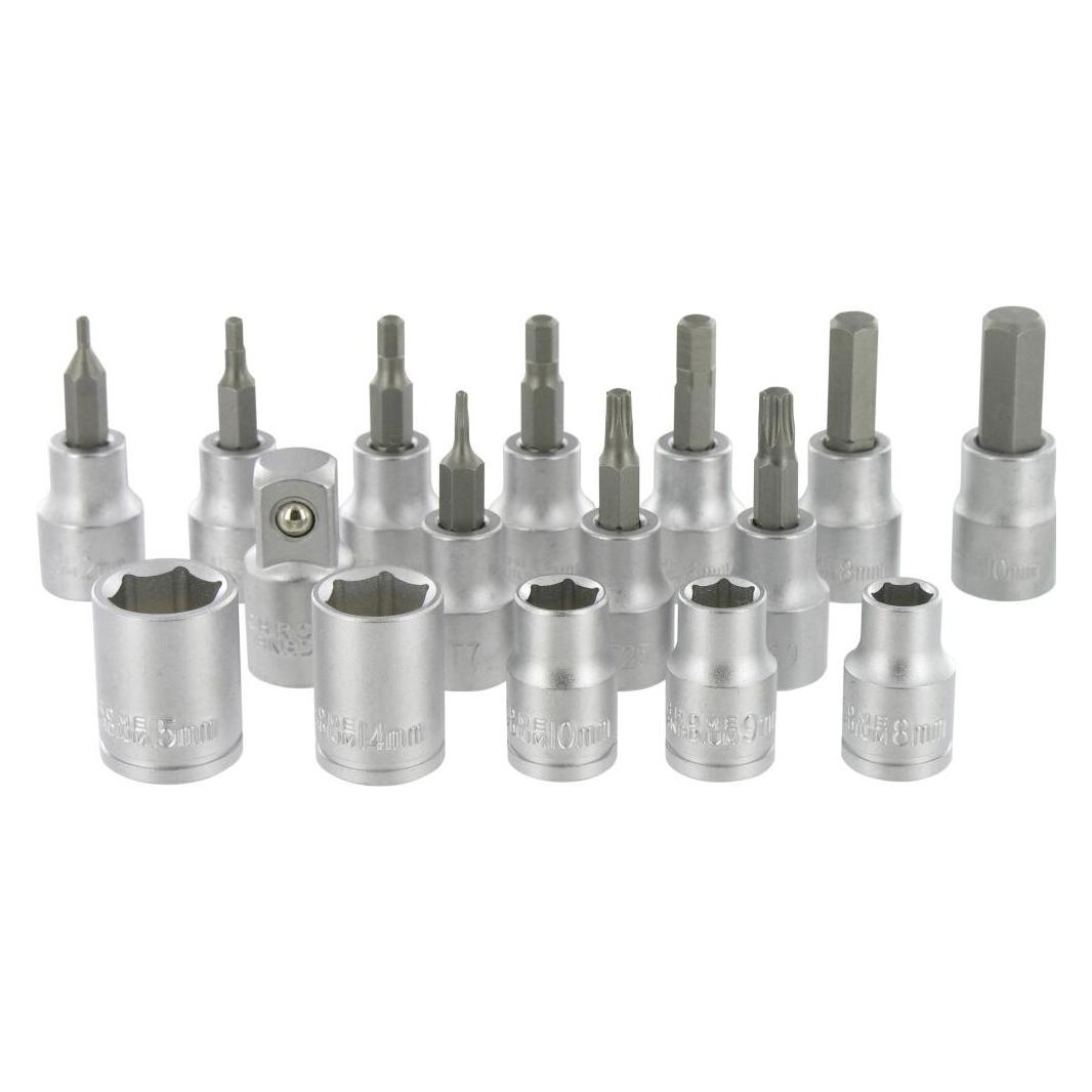 VAR Satz M. 12 Bit-Einsätzen Adapter,Innenrund-Bits (VADV10700)