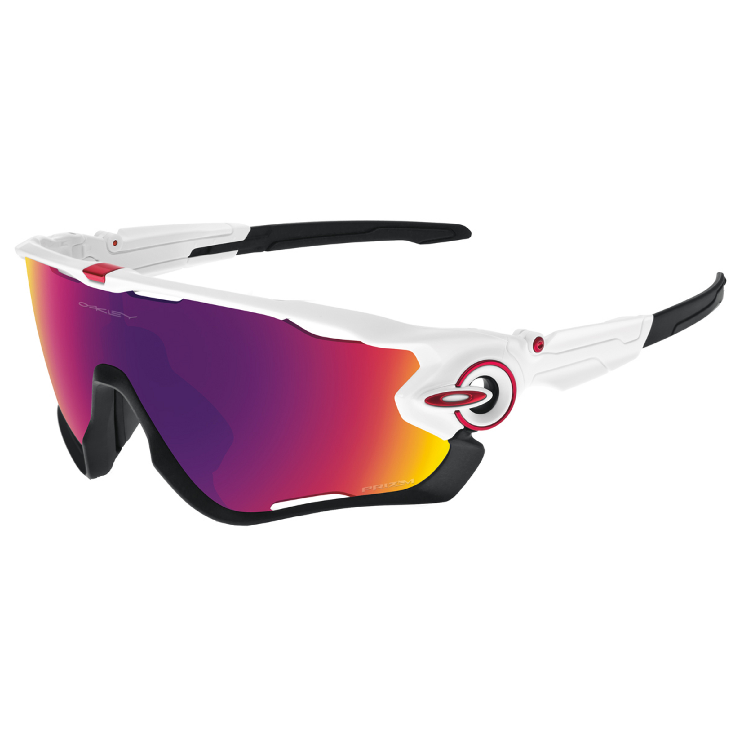 Oakley Jawbreaker Prizm Sportbrille Sportbrillen & Sportsonnenbrillen weiss Trekking