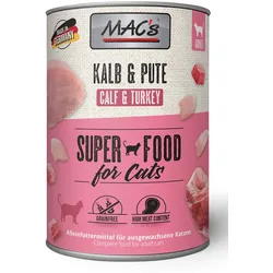 MAC ́s CAT Kalb & Pute 6x400 g