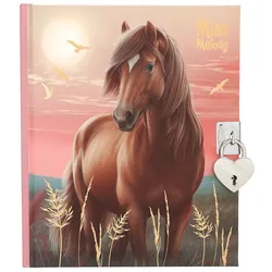 Miss Melody Tagebuch mit Stickern, Motiv 2