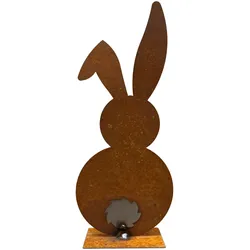 Rost Deko Häschen Knickohr - charmante Dekoration für fröhliche Laune!