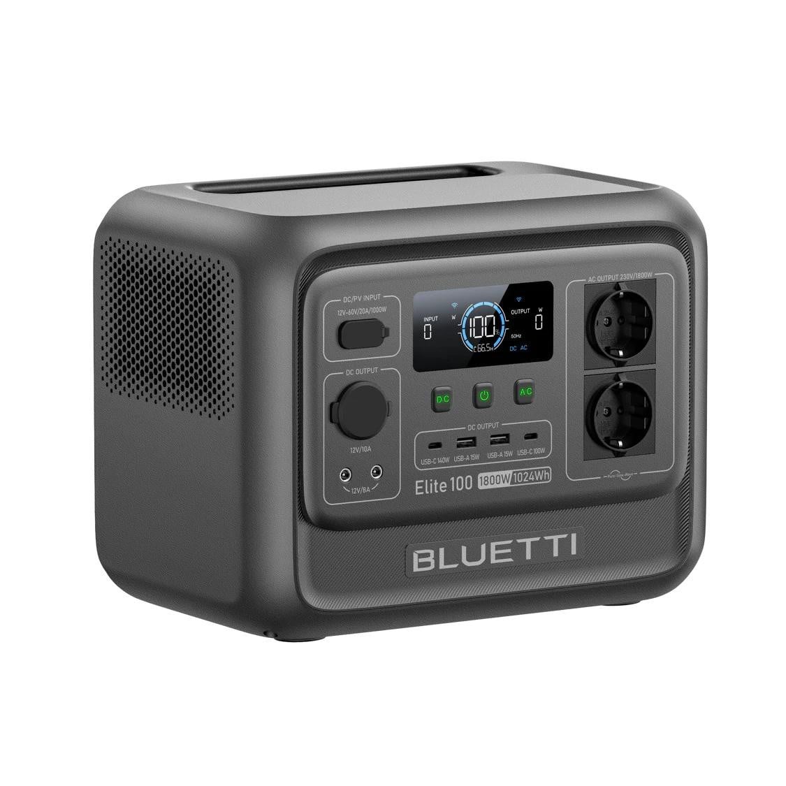 Bluetti Elite 100 V2 Draagbare Powerstation 1024Wh 1800W met LiFePO4-batterij
