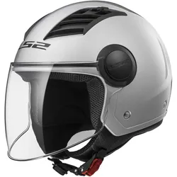 LS2 Airflow L Solid OF562 Jethelm silber - XS (53/54)