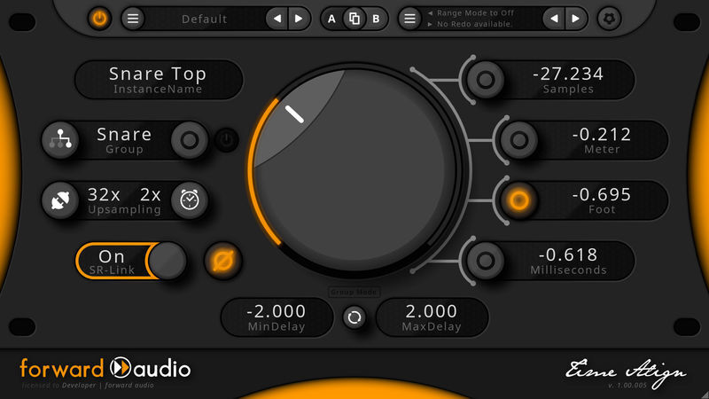 forward audio faTimeAlign