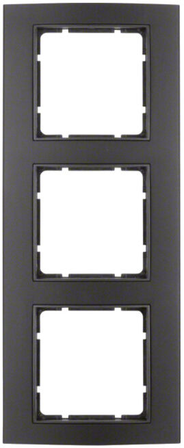 Berker Cadre noir/anthracite triple 10133005 (10133005)