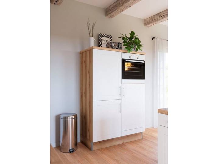 OPTIFIT Küche Ahus, Hochschrankmodul, Breite 120 cm,wahlweise mit E-Geräten,Soft-Close-Funktion