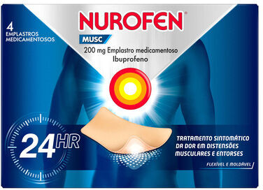 Nurofen Musc Emplastro Anti-Inflamatório 4 emplastros