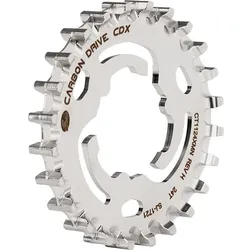 Gates CDX hintere Riemenscheibe, 24 Zähne, Alfine / Nexus / Sturmey Archer, silber, Gates, 789800635-AM