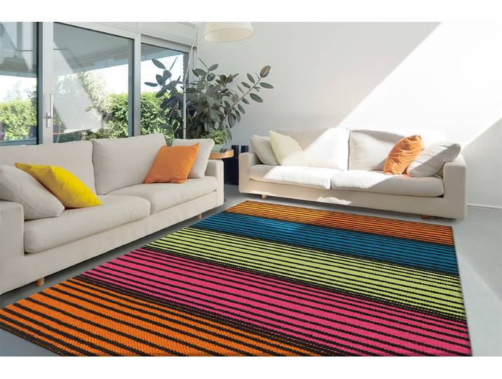 Tapis à poils courts Craft 8052 Multicolore 140 x 1 x 200cm Laine