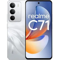 realme C71 4/256GB White Swan (256 GB, White, White Swan, 6.67", Dual SIM, 4G), Smartphone, Weiss