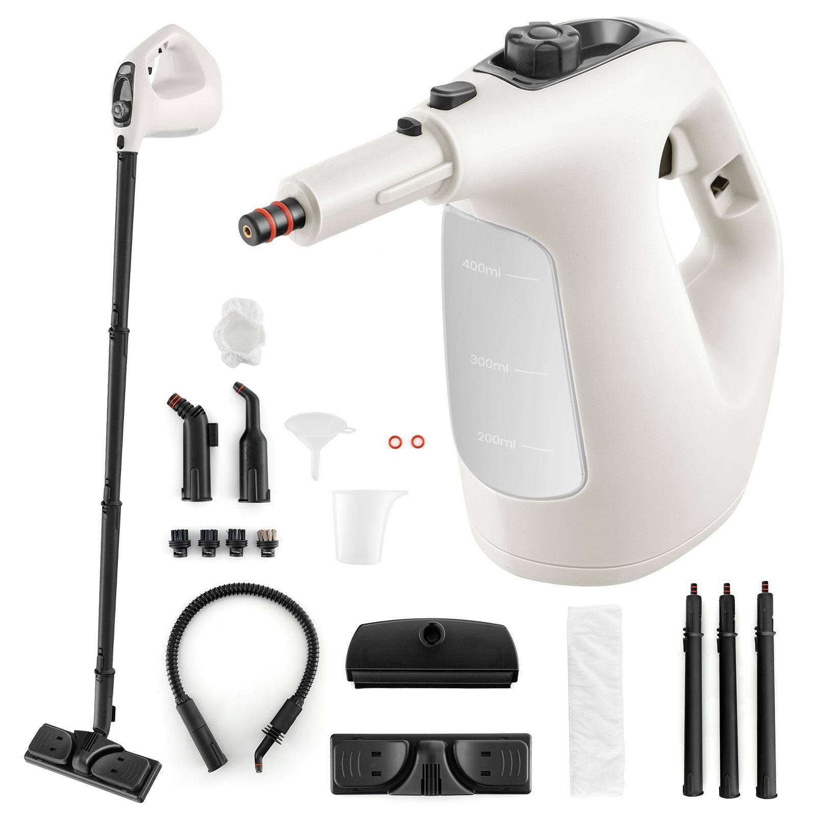 Costway Handheld Stoomreiniger met 14 accessoires, 1400W, 400ml tank, Grijs