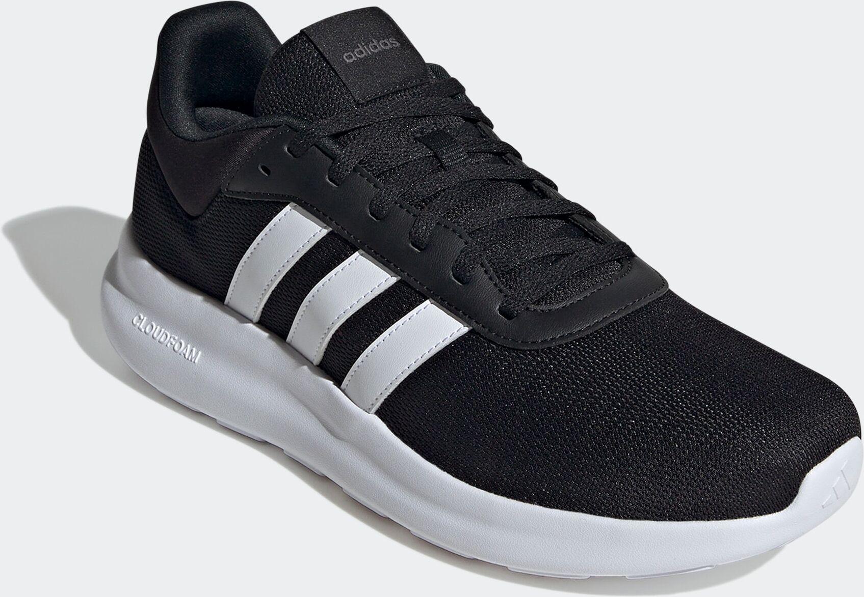 Sneaker ADIDAS SPORTSWEAR "LITE RACER 4.0", Herren, Gr. 48, schwarz-weiss (cschwarz, ftwwht, grefiv), Synthetik, Textil, Schuhe Sneaker cschwarz, ftwwht, grefiv 48