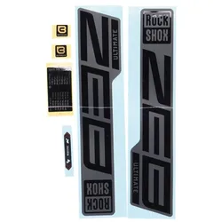 ROCKSHOX Sticker Decal Set für ZEB Ultimate / Flight Attendant Matte