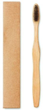 DENTOBRUSH Spazzolino Bamboo Naturale FSC, 19cm, Nylon Eco Personalizzate o neutre