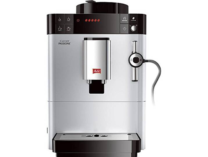 Melitta Caffeo Passione F530-101, Kaffeevollautomat mit Auto-Cappuccinatore-System, Silber