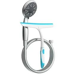 Magni, Duschbrause, Brauseset Chrom mit Abzieher (5 Strahlarten)
