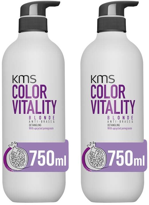 KMS Color Vitality Blonde Conditioner 750ml Double