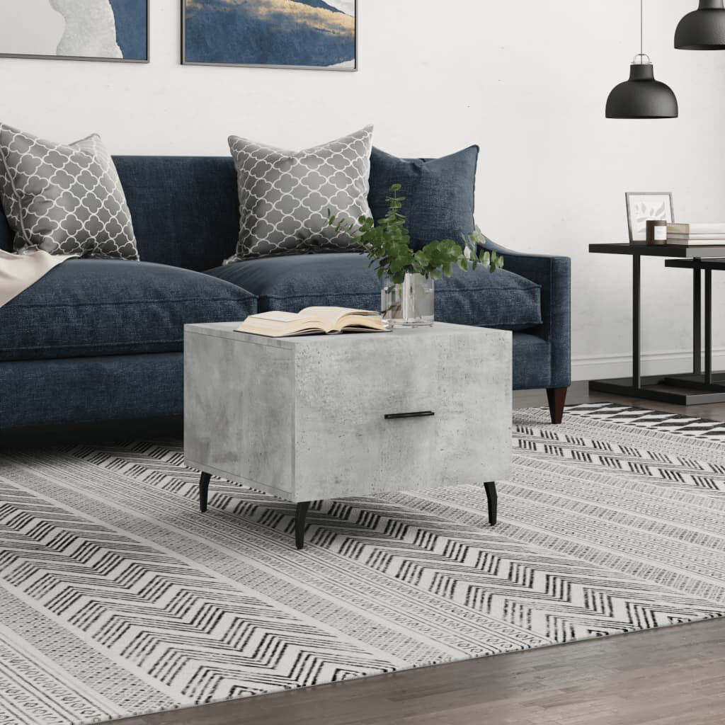 Metro Azaela Coffee Table with Storage Concrete Grey