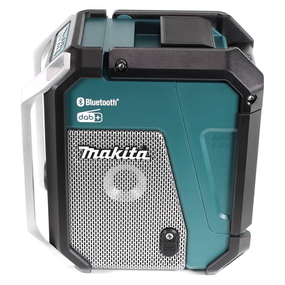 Makita DMR 115 RM Akku Baustellenradio 12V - 18V Bluetooth DAB+ IP65 + 2x Akku 4,0 Ah + Ladegerät (DAB, DAB+, FM, Bluetooth) (DMR115RM)