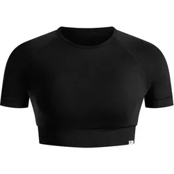 SMILODOX Crop Shirt Elna, Größe XS in Schwarz Schwarz