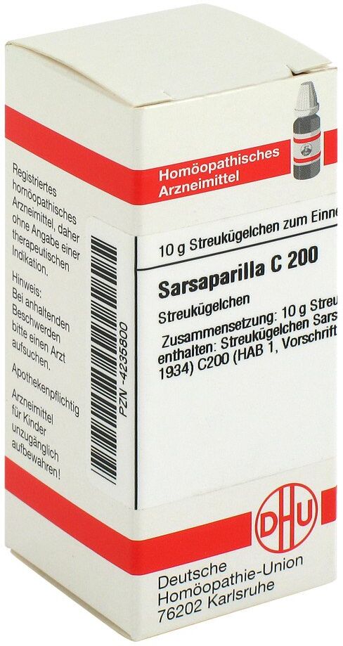 DHU Sarsaparilla C200 Globuli 10g