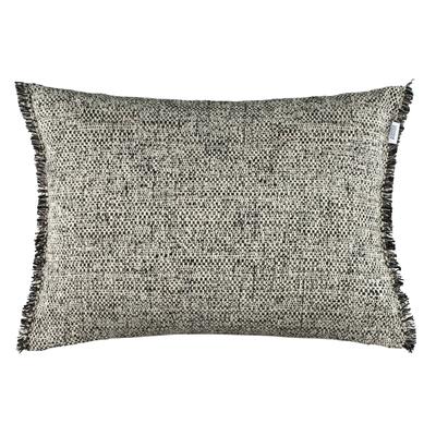 Dekokissen "Voyage", grau, B:58cm L:38cm, Obermaterial: 67% Baumwolle, 18% Viskose, 15% Polyester, SCHÖNER WOHNEN-KOLLEKTION, Dekokissen_Sitzkissen_Kissenhüllen, im Naturlook
