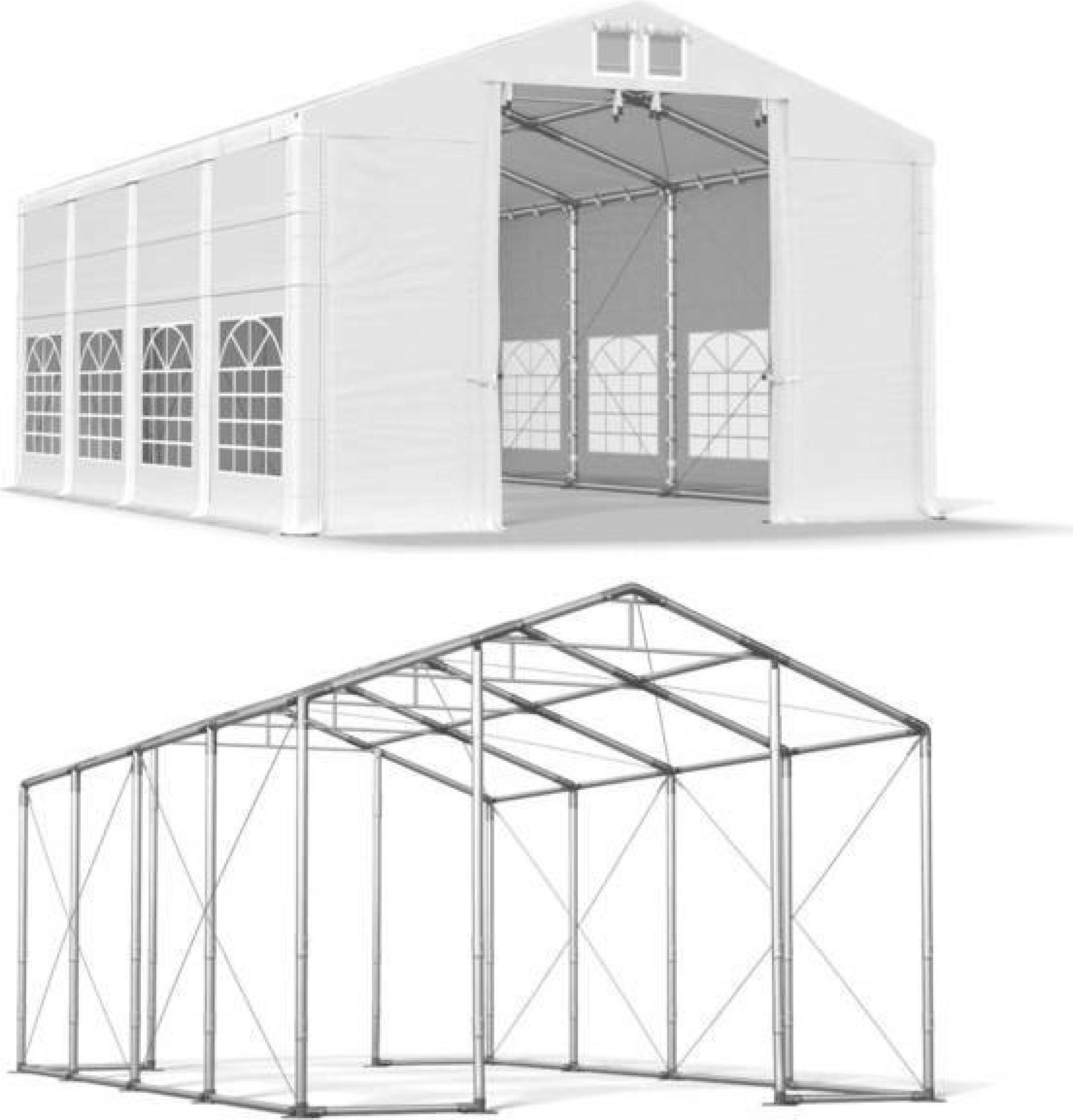 5x8 Weiße Partei Zelt WINTER PLUS ISD
