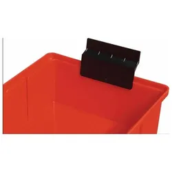 La-Ka-Pe, Zubehör Lagereinrichtung, Auszugsperre für Regalkasten B.93/152/186mm schwarz PP