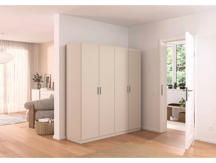 Drehtürenschrank Palermo 181cm Beige/Kaschmir