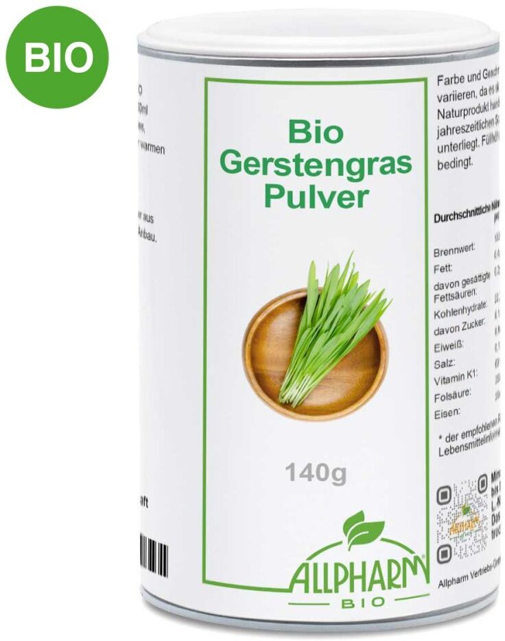 Bio Gerstengras Pulver Allpharm