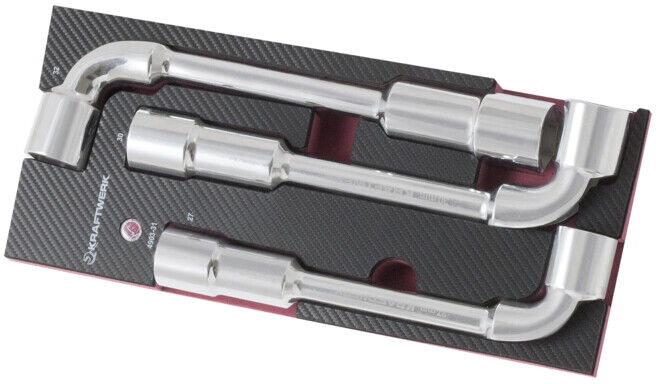 Kraftwerk EVA3 Ensemble de clés à pipe 27-32 mm, 3 pièces (4903-31)
