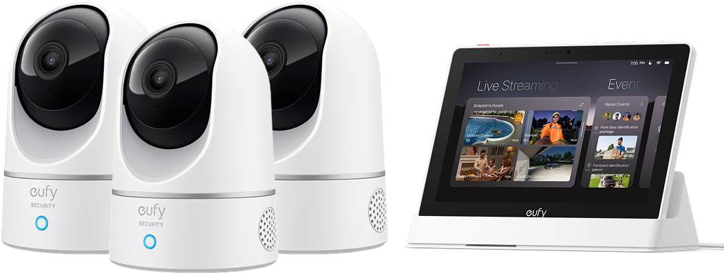 Anker eufy Innenkamera E220 (3er-Set) mit Smart Display E10