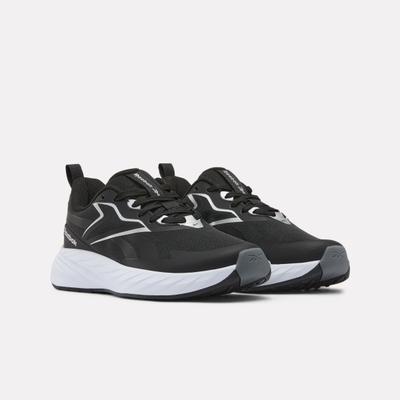 Laufschuh REEBOK "VERSE", Damen, Gr. 40, schwarz, silber, Synthetik, Textil, Schuhe Laufschuh