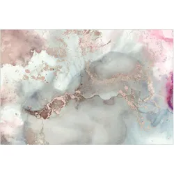 FOTOTAPETE Farbexperimente Marmor Pastell und Gold 384/255 cm