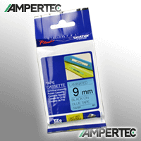 Brother P-Touch Band TZe-521 schwarz auf blau 9mm / 8m laminiert