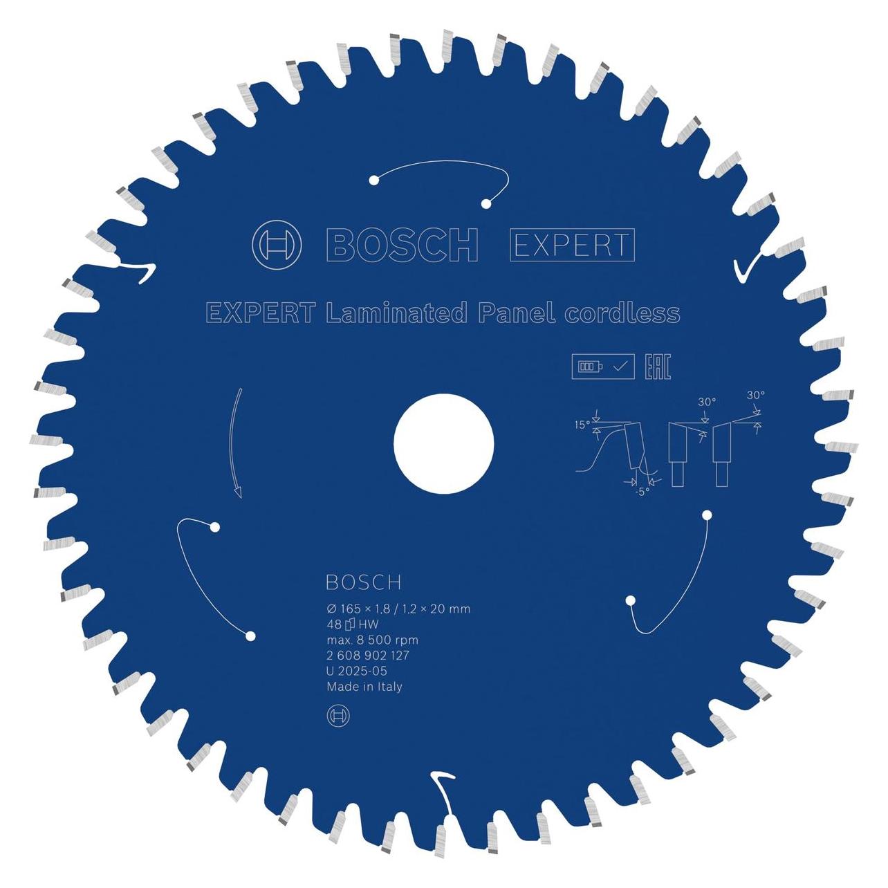 Freund EXPERT Laminated Panel Kreissägeblatt, 165x20 mm, T48 (2608902127)