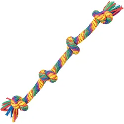 Trixie Zabawka sznur, dla psa, wielokolorowy, 61 cm, Hundespielzeug