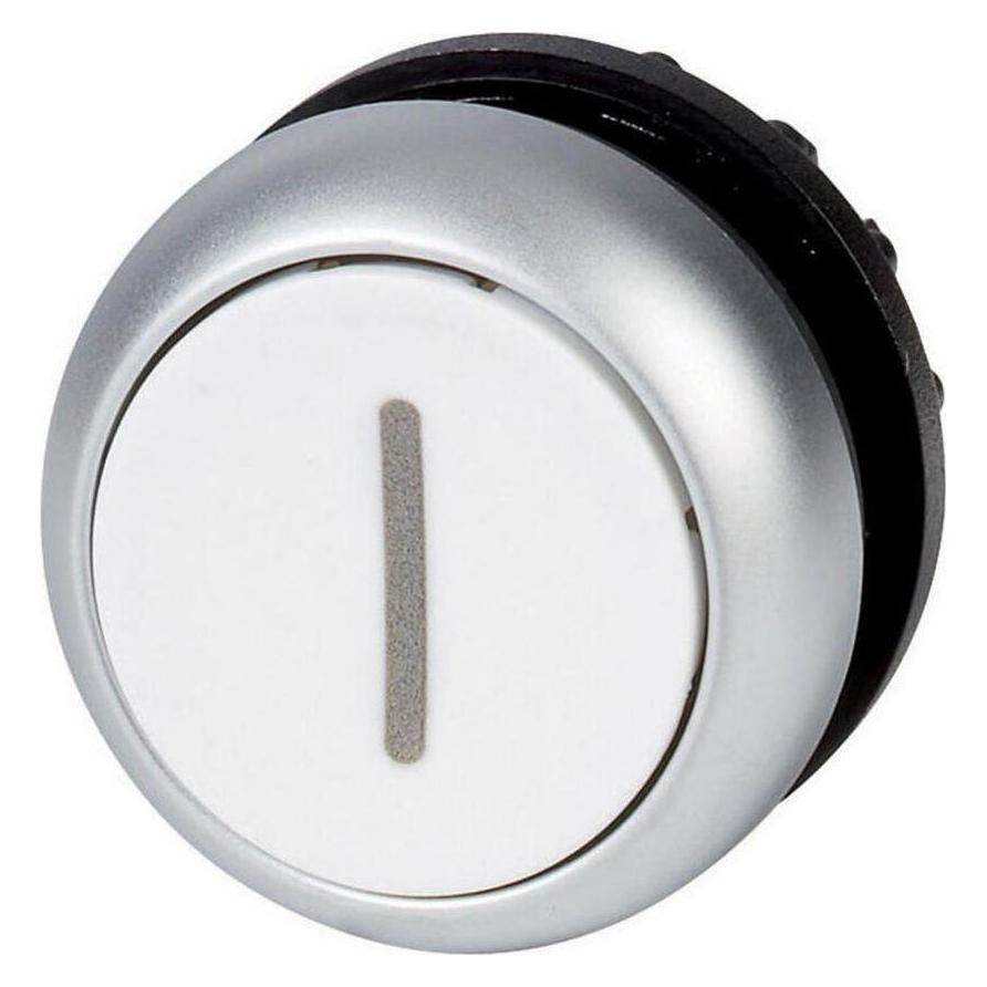Eaton Actuator, push, white, flush 'I' (M22-D-W-X1)