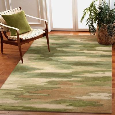 Trans Ocean Import Co Inc "Tivoli Rectangle Rug Green, 3'6"" x 5'6"", Green"