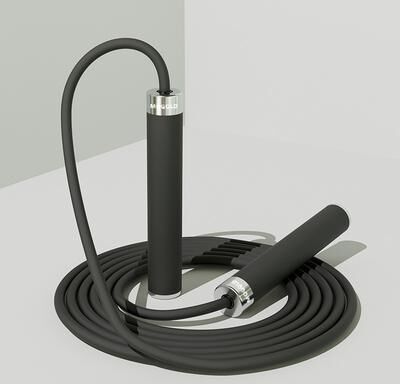 Clever Finds Adjustable Speed Jump Rope Dual Ball Bearing Boxing Cardio Training Rope t68 black