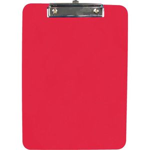 Alco Klemmbrett 5511-12, A4, Kunststoff, rot transluzent